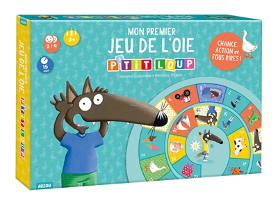 mon premier jeu de l'oie p'tit loup : chance, action et fous rires !