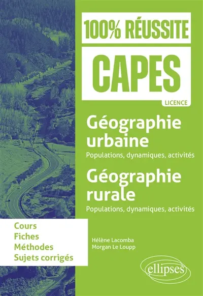 Géographie urbaine, géographie rurale : populations, dynamiques, activités : cours, fiches, méthode, sujets corrigés, licence Géographie urbaine, géographie rurale : populations, dynamiques, activités : cours, fiches, méthode, sujets corrigés, licence