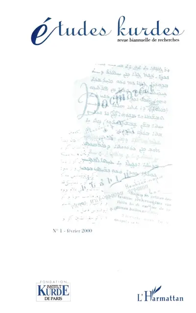 Etudes kurdes, n° 1