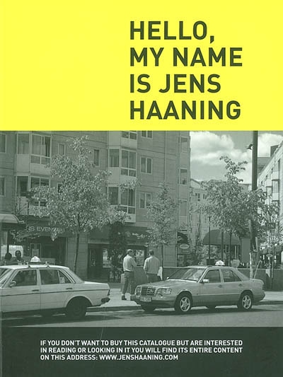 Hello, my name is Jens Haaning