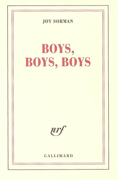 Boys, boys, boys