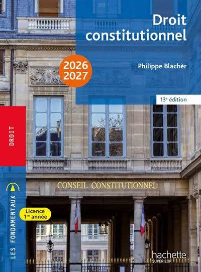 Droit constitutionnel : 2026-2027