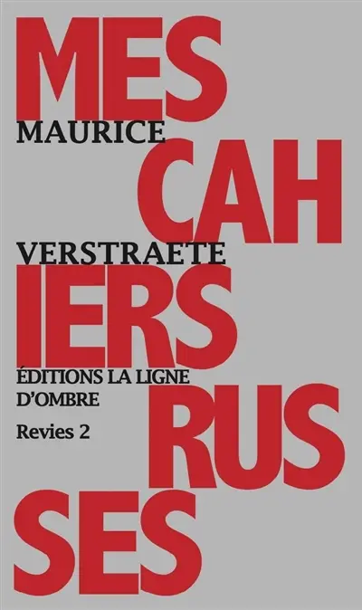 Mes cahiers russes : 1921