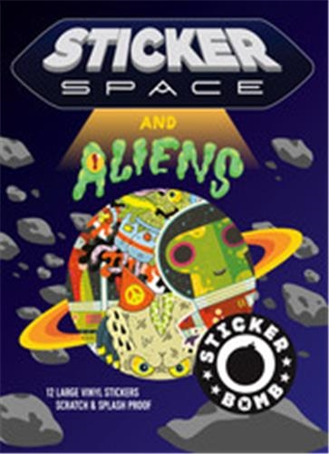 Sticker Space & Aliens