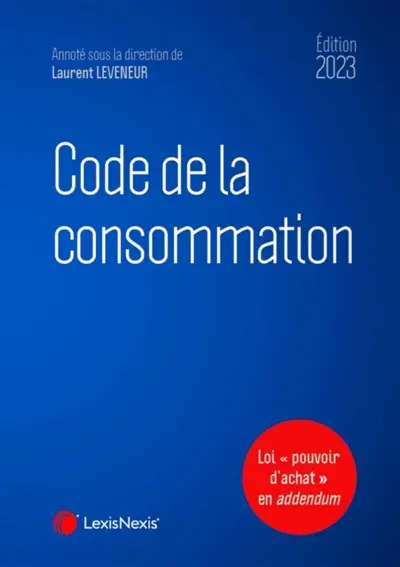 Code de la consommation 2023