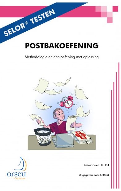 Postbakoefening : methodologie en een oefening met oplossing
