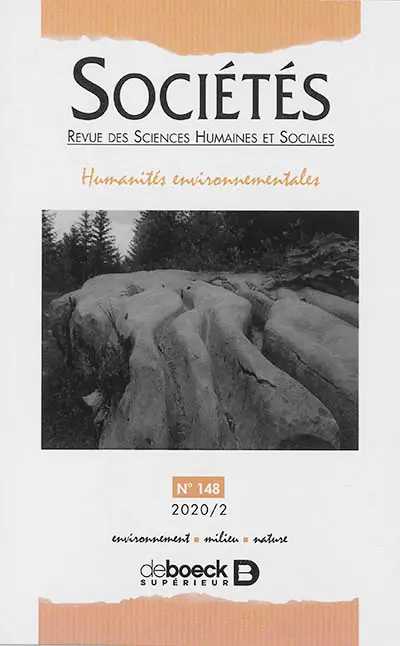 Sociétés, n° 148. Humanités environnementales
