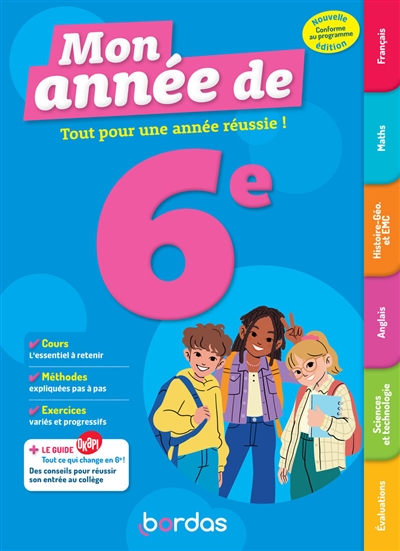 Mon année de 6e : tout pour une année réussie !