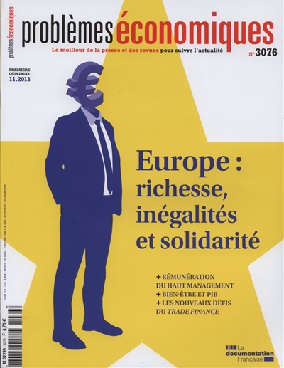 Problèmes économiques, n° 3076. Europe : richesse, inégalités et solidarité