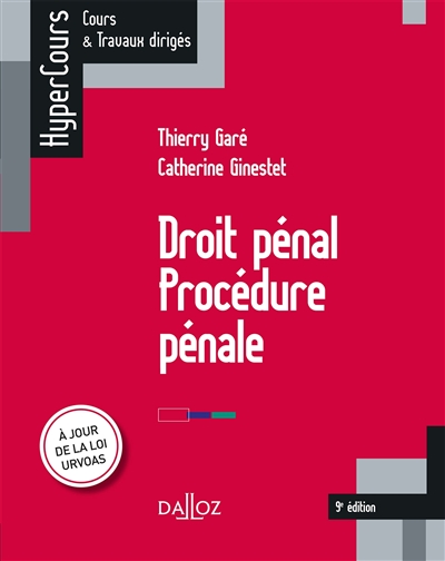 Droit pénal, procédure pénale