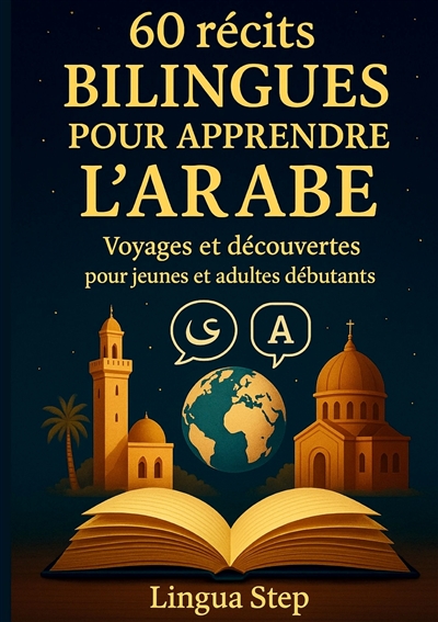 60 Récits bilingues pour apprendre l'Arabe : Voyages et Découvertes pour Jeunes et Adultes Débutants