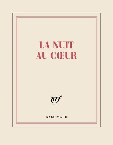 La nuit au coeur : carnet carré