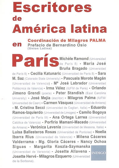 Escritores de América latina en Paris