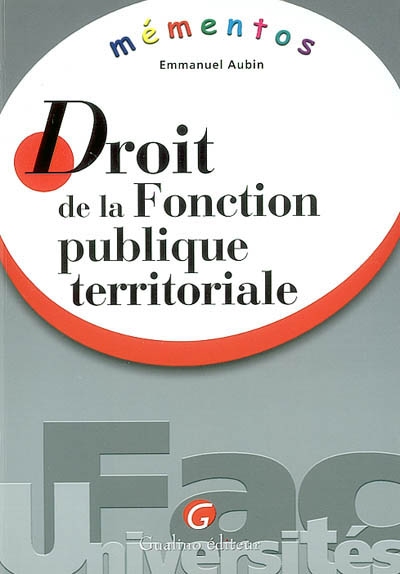 Droit de la fonction...