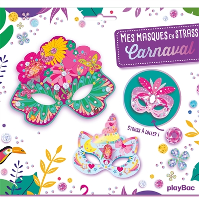 Masques strass carnaval