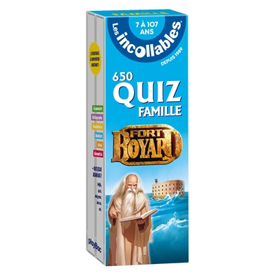 Les incollables, Fort Boyard : 650 quiz famille, 7 à 107 ans