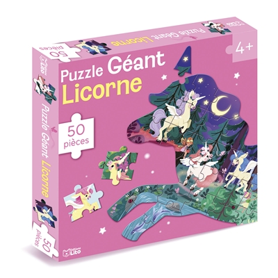 Licorne : puzzle géant : 50...
