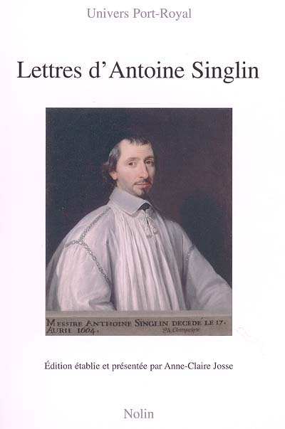 Lettres d'Antoine Singlin