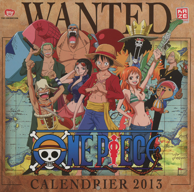 One piece : wanted : calendrier 2013