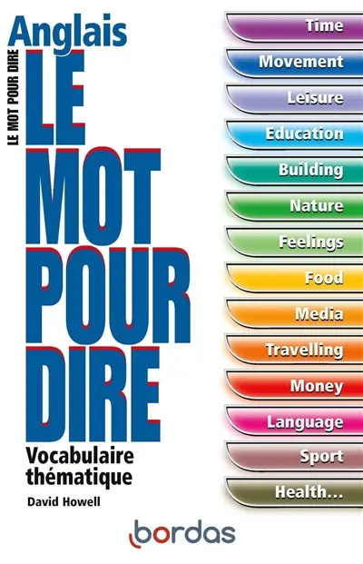 Le mot pour dire, anglais : vocabulaire thématique
