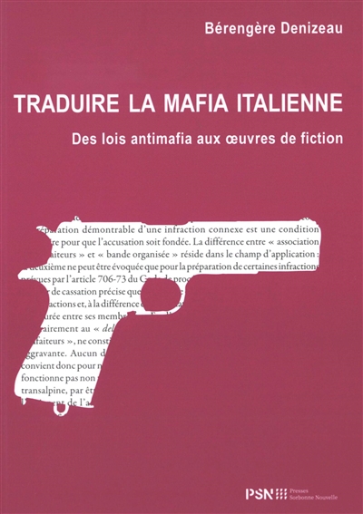 Traduire la mafia italienne : des lois antimafia aux oeuvres de fiction