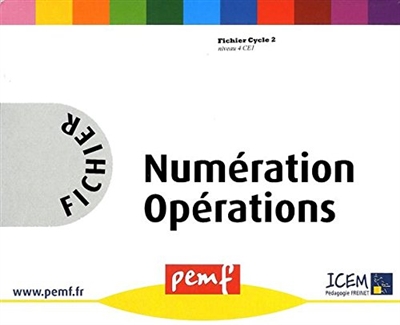 Fichier numération opérations : cycle 2, niveau 4 CE1