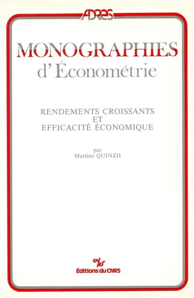 Rendements croissants et efficacité économique