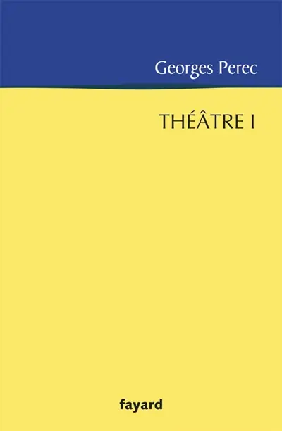 Théâtre. Vol. 1