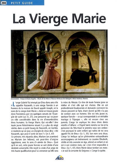 La Vierge Marie