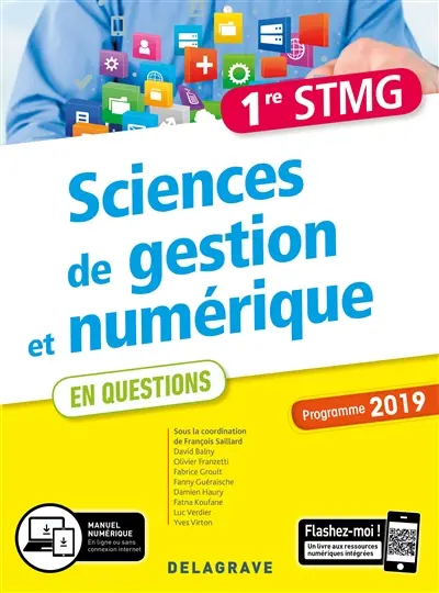 Sciences de gestion et numérique 1re STMG : programme 2019