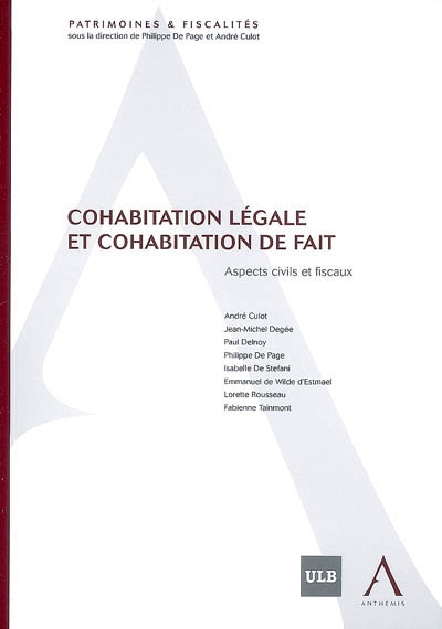 Cohabitation légale et cohabitation de fait : aspects civils et fiscaux