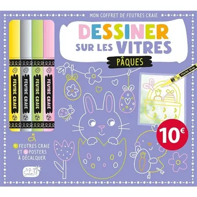 Dessiner sur les vitres : Pâques