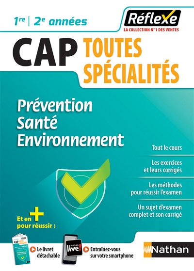 Prévention santé environnement, CAP toutes spécialités, 1re, 2e années