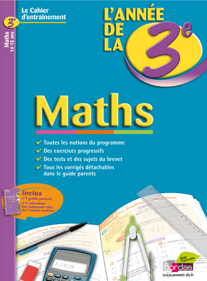 L'année de la 3e : maths