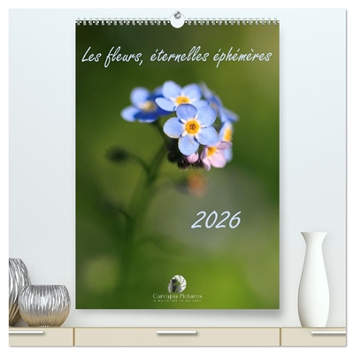 Les fleurs, éternelles éphemères (Calendrier mural 2026 DIN A2 horizontal) calendrier de bureau : Un calendrier poétique qui capture, mois après mois, la beauté fugace et intemporelle des fleurs dans toute leur splendeur éphémère.