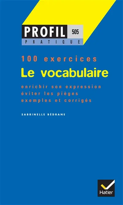 Le vocabulaire