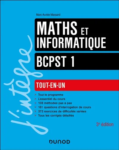 Maths et informatique BCPST 1 : tout-en-un