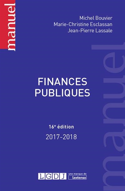 Finances publiques : 2017-2018