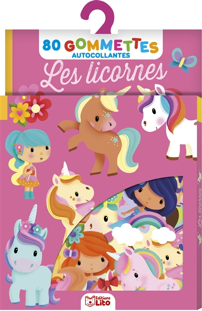 Les licornes : 80 gommettes autocollantes