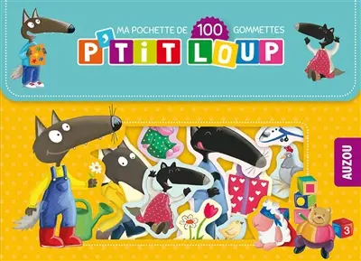 P'tit Loup : ma pochette de 100 gommettes