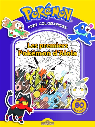 Pokémon, mes coloriages : les premiers Pokémons d'Alola