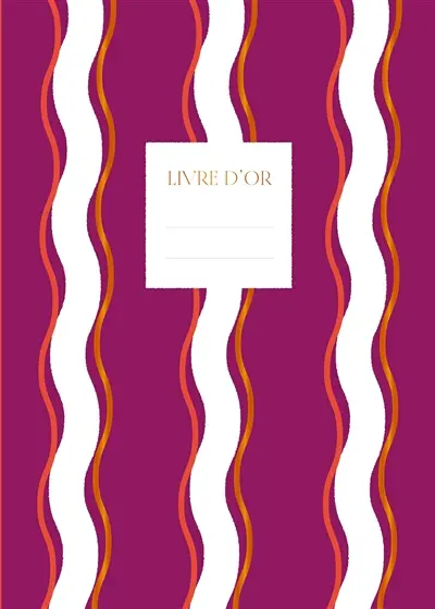 Livre d'or : rouge blanc