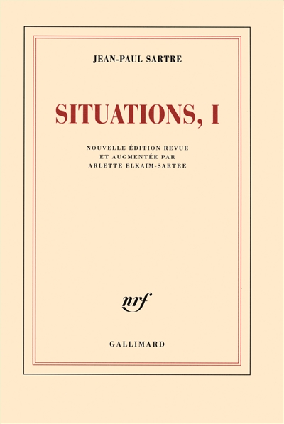 Situations. Vol. 1. Février 1938-septembre 1944