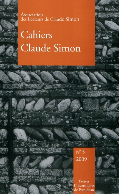 Cahiers Claude Simon, n° 5