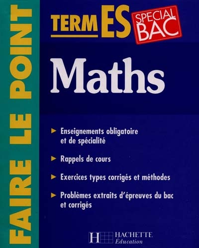 Maths, terminales ES