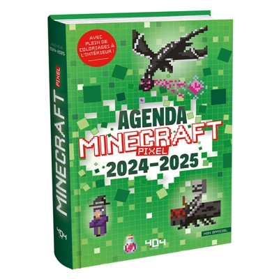 Agenda Minecraft Pixels : 2024-2025