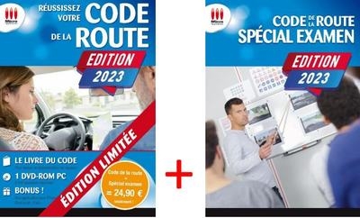 Coffret Réussissez votre code de la route + Code de la route spécial examen : 2023