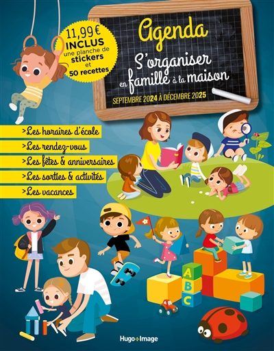 Agenda s'organiser en famille : 2024-2025