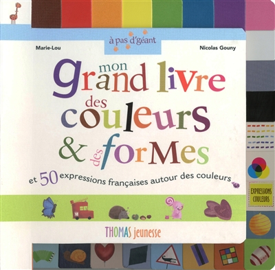Mon grand livre des couleurs & des formes : et 50 expressions françaises autour des couleurs