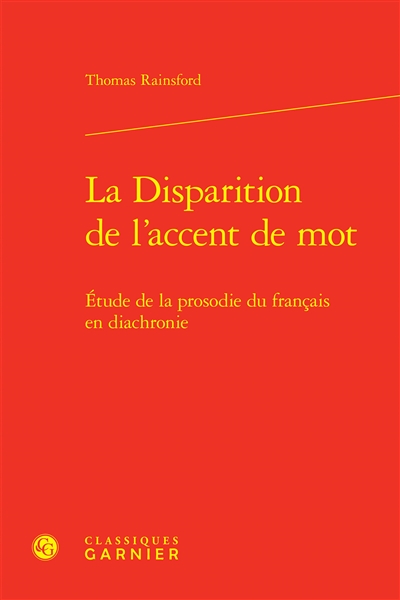 La disparition de l'accent...